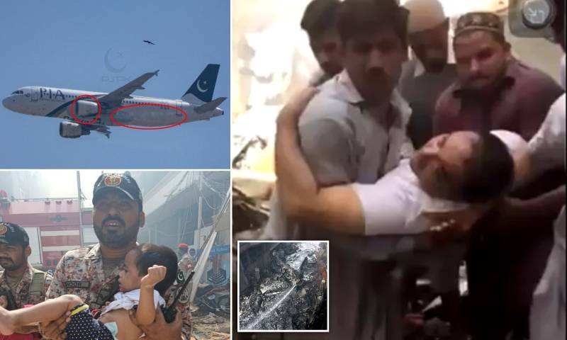 پی آئی اے طیارہ حادثہ، جاں بحق ہونے والے کریو کے اہلخانہ کو آج کراچی پہنچایا جائے گا