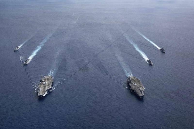 بحیرہ جنوبی چین میں مشترکہ امریکی فوجی مشقوں پر چین کا اعتراض