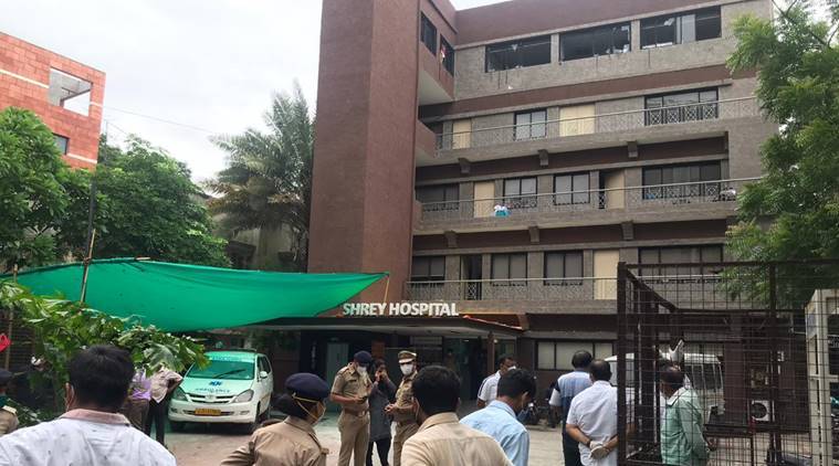 بھارت، کورونا کے لئے وقف شدہ ہسپتال میں آگ لگنے سے کورونا کے 8مریض ہلاک