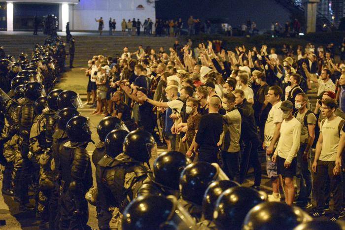 بیلاروس میں عوامی مظاہرے جاری