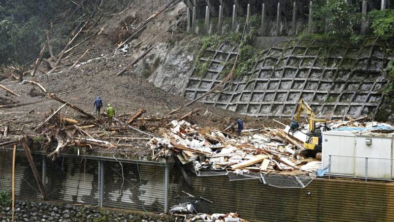 جاپان اور جنوبی کوریا میں سمندری طوفان گزرنے کے بعد صفائی کا سلسلہ جاری