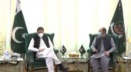 وزیراعظم عمران خان سے وزیر اعلی بلوچستان کی ملاقات