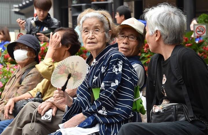 جاپان میں 100 سال کی عمر والے افراد کی تعداد 80 ہزار سے متجاوز