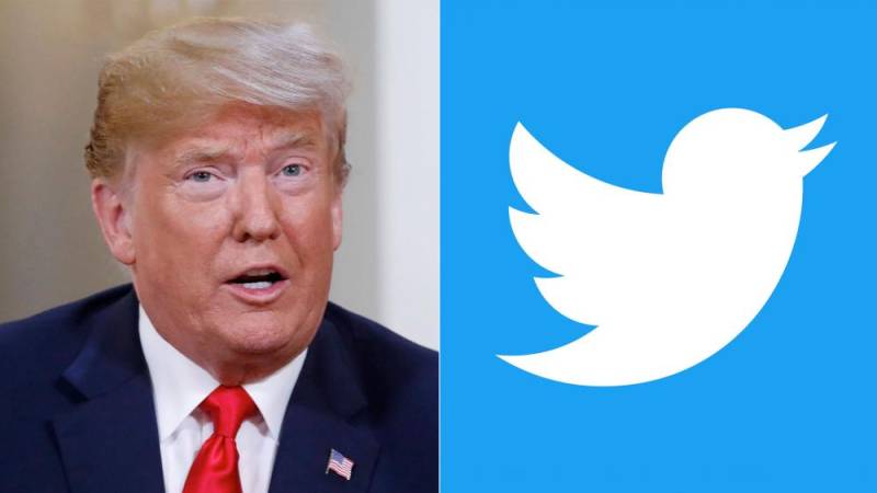 ٹوئٹر نے ٹرمپ کی گمراہ کن ٹوئٹس پر وارننگ لیبل لگا دی