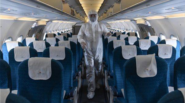  طویل پرواز کے دوران کورونا وباء کی منتقلی کا خطرہ حقیقی ہے , تحقیق 