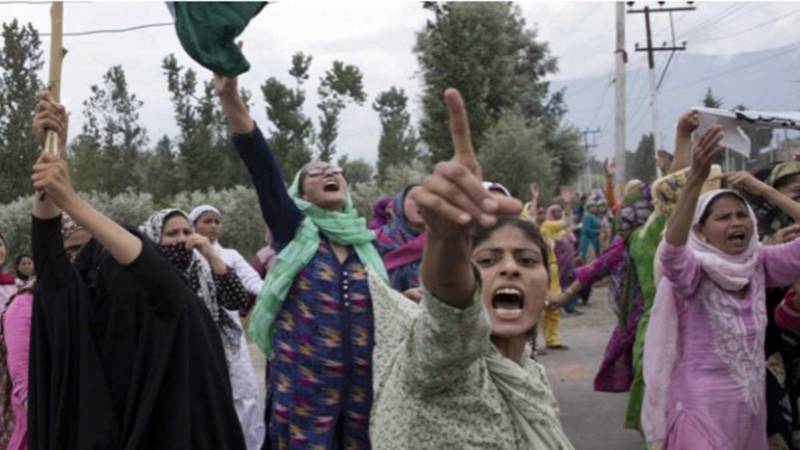  بھارت غیر قانونی زیر قبضہ جموں و کشمیر میں کشمیری خواتین کی بے حرمتی کو جنگ کے ہتھیار کے طورپر استعمال کررہا ہے