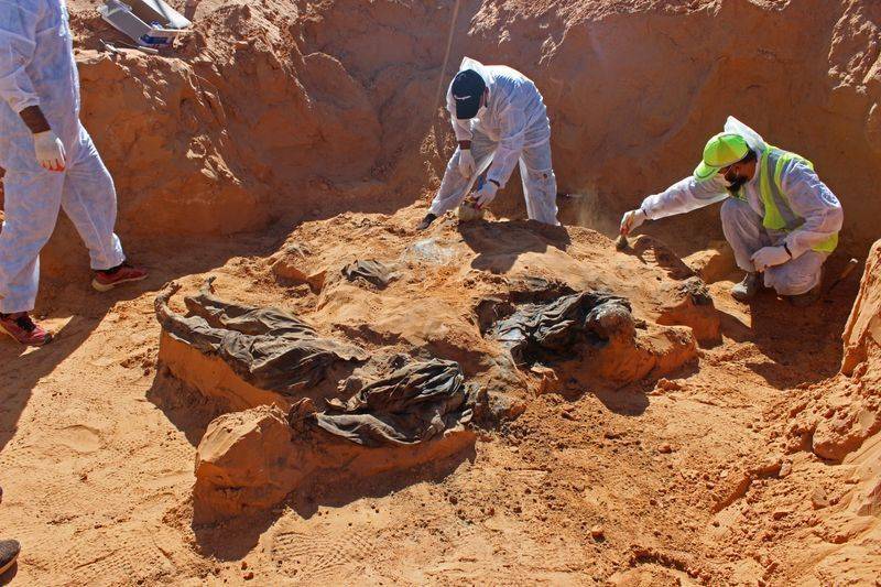 لیبیا ، اجتماعی قبر سے 4 لاشیں برآمد