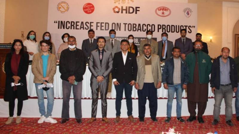 ملک میں تمباکو نوشی کے خلاف سرگرم تنظیموں نے تمباکو کی مصنوعات پر فیڈرل ایکسائز ڈیوٹی میں اضافے کا مطالبہ کر دیا