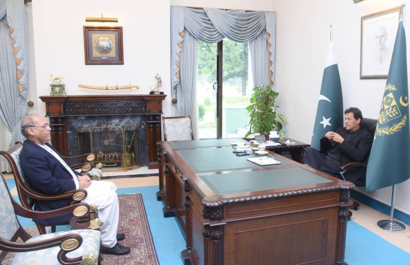  رہنما و رکن قومی اسمبلی آفتاب صدیقی کی وزیر اعظم عمران خان سے ملاقات 