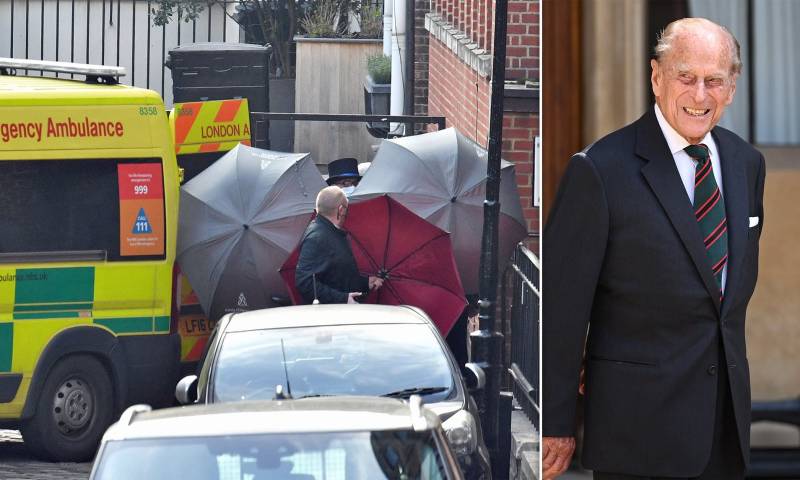 برطانوی پرنس فلپ علاج کیلئے دوسرے اسپتال منتقل