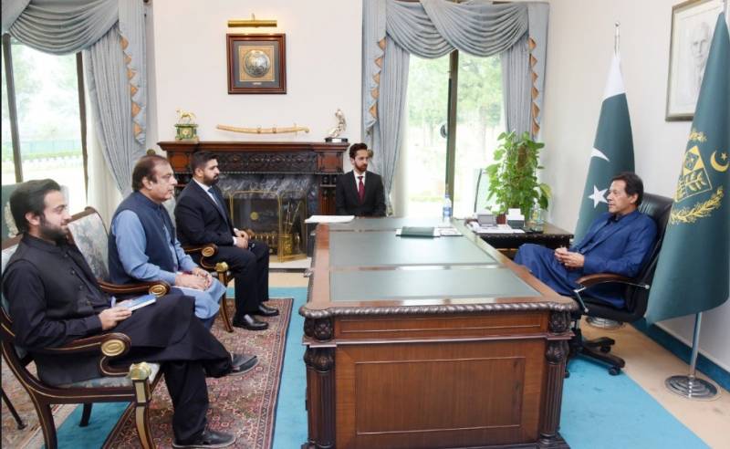 وزیر اعظم کی شبلی فراز اور ڈیجیٹل میڈیا فوکل پرسن سے ملاقات