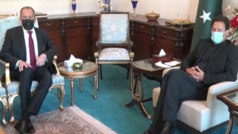 وزیراعظم سے روسی وزیرخارجہ کی ملاقات،مسئلہ کشمیرکے پرامن حل پر اتفاق،وزیراعظم کی روسی صدر پیوٹن کو دورہ پاکستان کی دعوت ،مختلف امور پر تبادلہ خیال