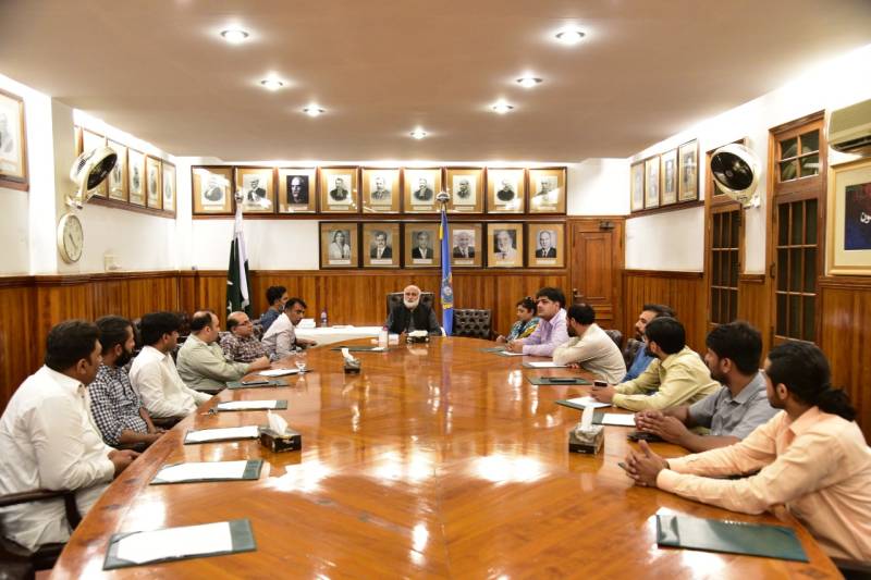 ایجوکیشن رپورٹر ایسوسی ایشن کے وفد کی وائس چانسلر پنجاب یونیورسٹی ڈاکٹر نیاز احمد سے ملاقات