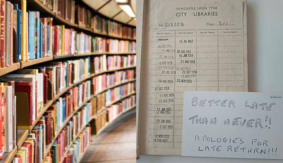  انگلینڈ :لائبریری سے لی گئی کتاب 63 سال بعد واپس کردی گئی