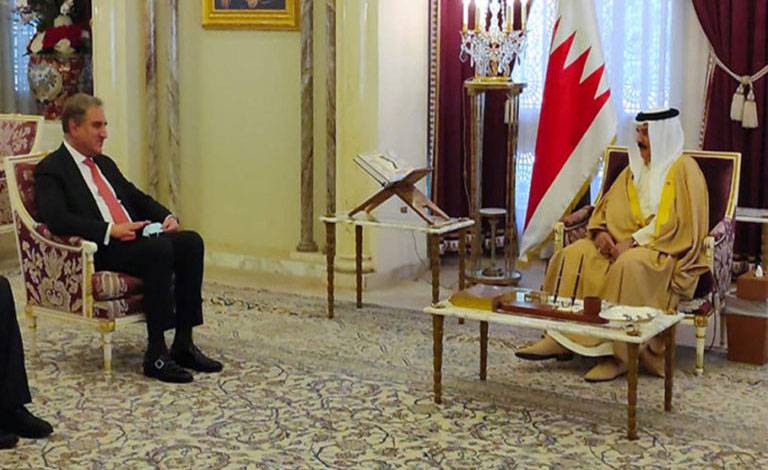 وزیر خارجہ کی بحرین کے فرماں روا حماد بن عیسیٰ الخلیفہ سے ملاقات
