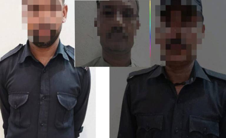 ضلع ایسٹ پولیس کی کارروائی، منشیات فروش 2 پولیس اہلکاروں سمیت 3 ملزمان گرفتار