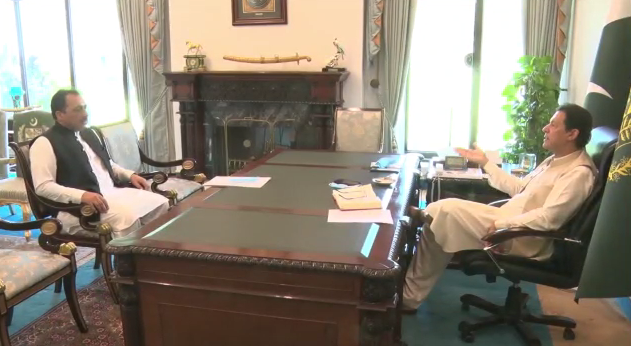 وزیرِ اعظم عمران خان سے گورنر بلوچستان سید ظہور آغا کی ملاقات
