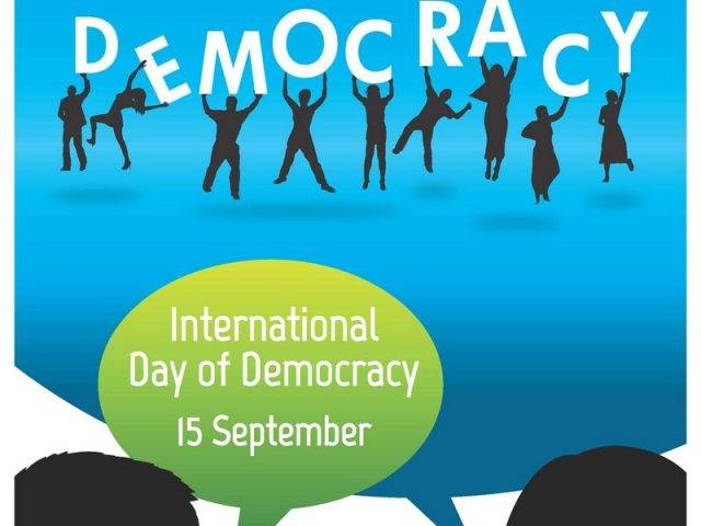  پاکستان سمیت دنیا بھر میں جمہوریت کا عالمی دن 15 ستمبرکومنایا جائیگا
