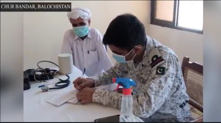 پاک بحریہ کی جانب سے سندھ کے قصبے گھارو اور بلوچستان کے ساحلی گاوں چوہڑ بندر میں میڈیکل کیمپس کا انعقاد 