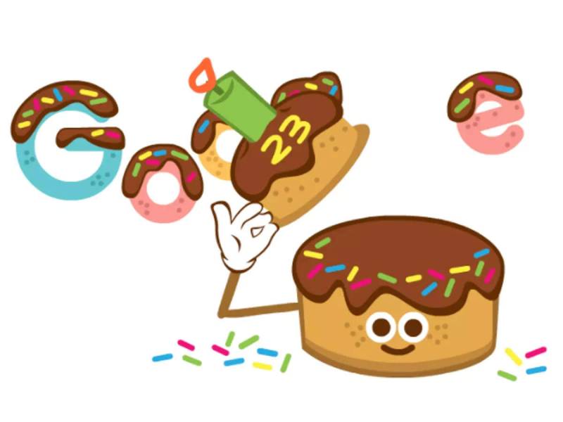 گوگل23 برس کا ہوگیا،سالگرہ کا کیک بھی شیئر کردیا