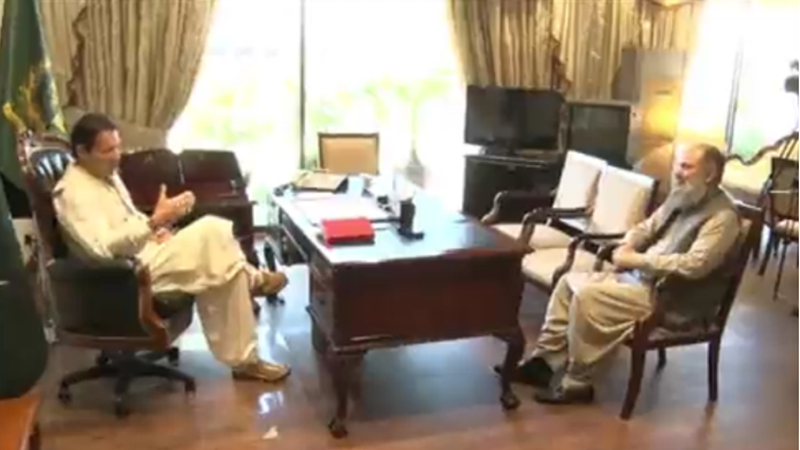 وزیراعظم عمران خان سے وزیرِ اعلیٰ بلوچستان جام کمال خان کی ملاقات