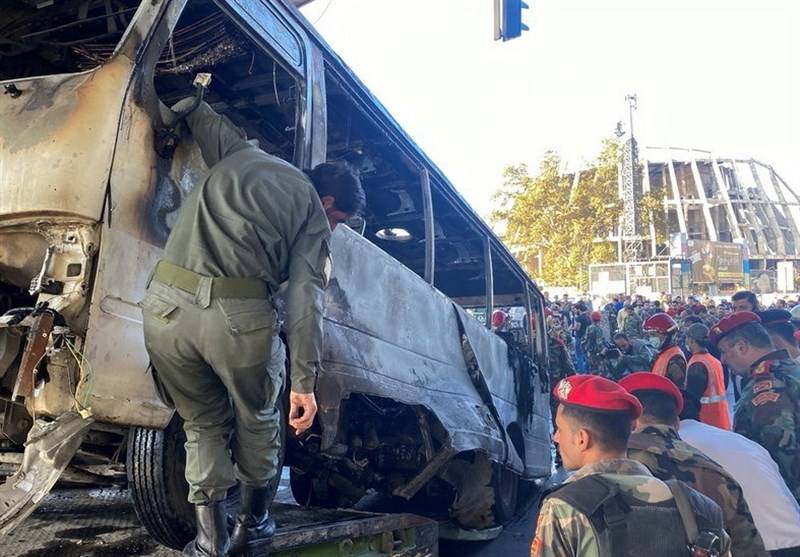شام ، فوجی بس میں دھماکا ،3اہلکار جاں بحق ،متعددزخمی