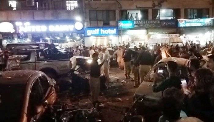 کراچی صدر کے علاقے میں ہونے والے دھماکے کا مقدمہ درج