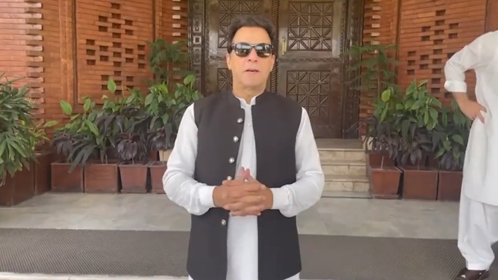 عمران خان نے لانگ مارچ کا آغاز کردیا، ویڈیو پیغام جاری 