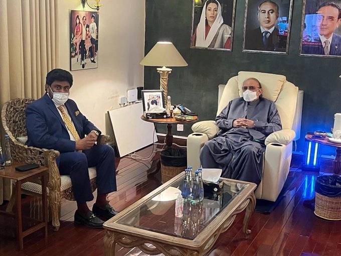 گورنر سندھ کی آصف علی زرداری سے ملاقات, مجموعی سیاسی صورتحال پر تبادلہ خیال