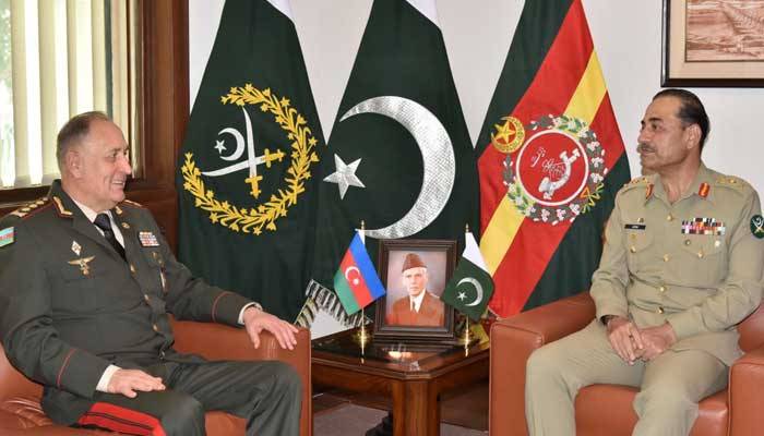 آرمی چیف جنرل عاصم منیر سے آذربائیجان کے نائب وزیر دفاع کی ملاقات