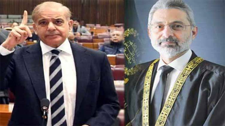  وزیراعظم اور چیف جسٹس قاضی فائز عیسیٰ کی کل سپریم کورٹ میں ملاقات طے 