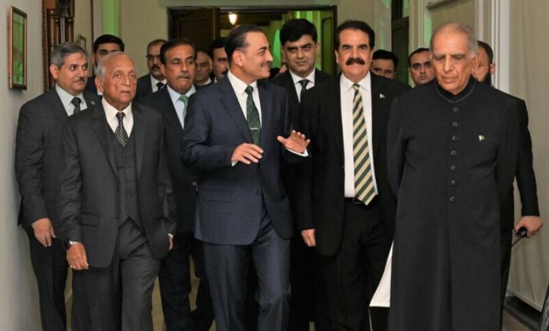 آرمی چیف جنرل سید عاصم منیر کا یوم آزادی کے موقع پرآرمی ویٹرنز کے اعزاز میں استقبالیہ