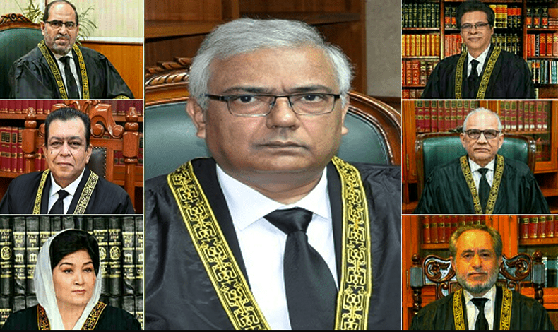 مسلح افواج عدلیہ کا حصہ نہیں، کسی فیصلے میں نہیں لکھا ملٹری کورٹ عدلیہ ہے: رکن آئینی بینچ