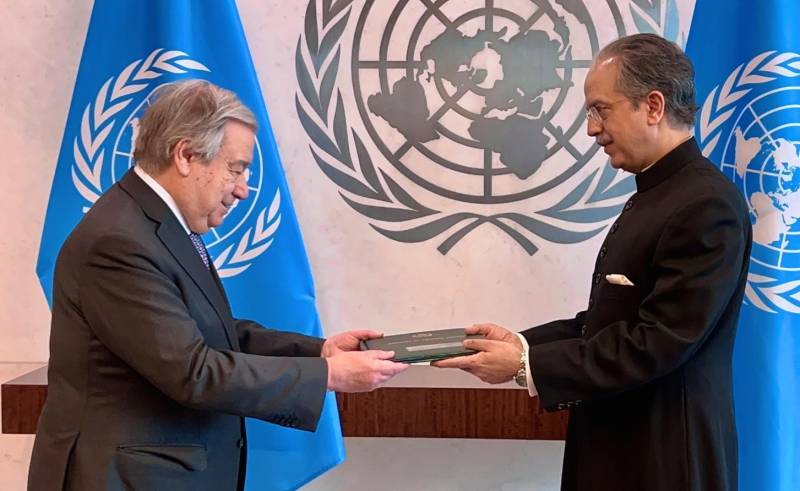 عاصم افتخار احمد نے اقوام متحدہ میں پاکستان کے مستقل مندوب کی حیثیت سے ذمہ داریاں سنبھال لیں۔