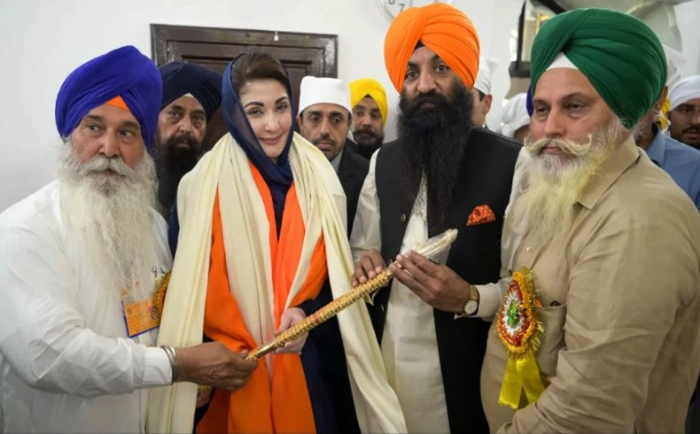 بیساکھی کے تہوار پر سکھ بہن بھائیوں کی خوشیوں میں برابر کے شریک ہیں: مریم نواز