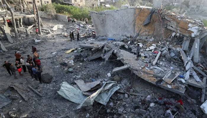 بدھ کی صبح سے جاری وحشیانہ اسرائیلی بمباری، مزید 84 فلسطینی شہید