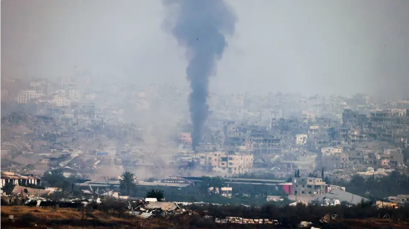 غزہ کی پٹی پر اسرائیلی بم باری جاری ، 171 فلسطینی جاں بحق