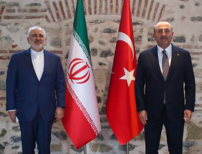 ترک وزیر خارجہ کی ایرانی ہم منصب جواد ظریف سے ملاقات
