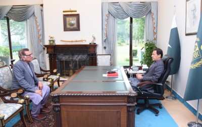 وزیراعظم عمران خان سے پی ٹی آئی امریکہ کے سابق صدر کی ملاقات