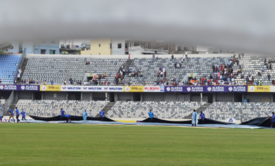 پاکستان اور بنگلادیش کے درمیان دوسرا ٹیسٹ میچ بارش کے باعث روک دیا گیا