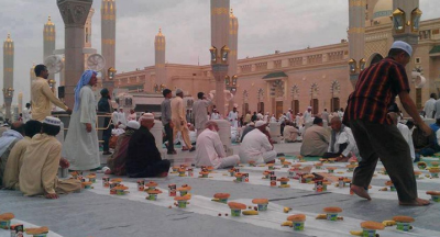  مسجد نبوی میں 2 سال بعد رمضان کا افطار دسترخوان سجے گا
