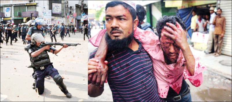 بنگلہ دیش میں پھر ہنگامے‘ جھڑپیں‘ 10 افراد جاں بحق‘ متعدد گاڑیاں نذر آتش