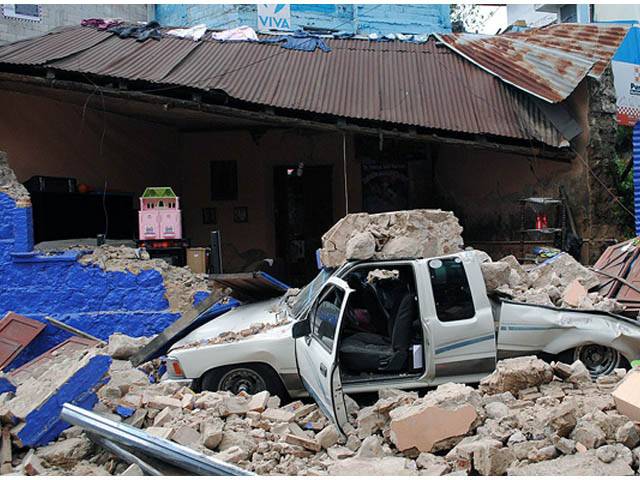 ایلسلواڈور میں 7.4 شدت کا زلزلہ ایک شخص ہلاک ،12مکانات تباہ 