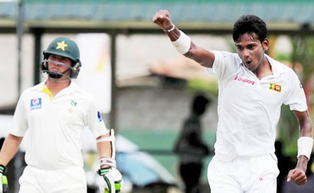 کولمبو ٹیسٹ: پاکستانی بیٹنگ ناکام‘ 138 پر آئوٹ‘ سری لنکا کے ایک وکٹ پر 70 رنز