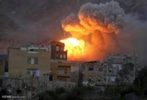 یمن : اتحادی طیاروں کی بمباری‘ دھماکہ‘ چالیس افراد جاں بحق‘ موٹر سائیکل سواروں کی فائرنگ‘ ڈائریکٹر سیکورٹی آپریشنز قتل 