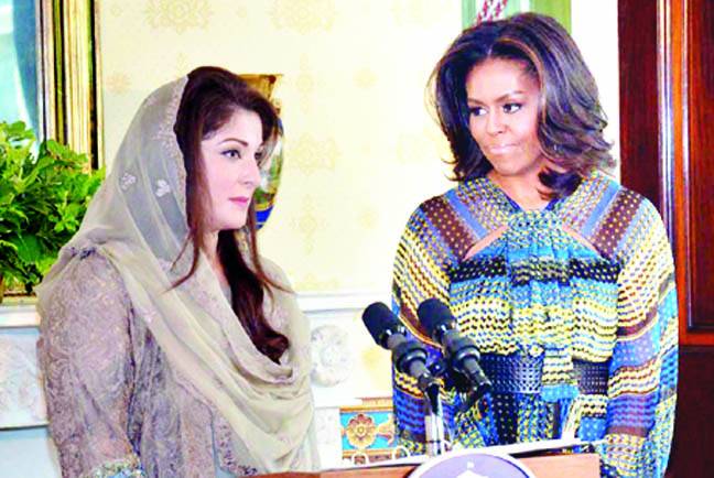 مریم نواز کی مشل اوباما سے ملاقات، امریکہ کا پاکستان میں خواتین کی تعلیم کیلئے فنڈز دوگنا کرنے کا اعلان 