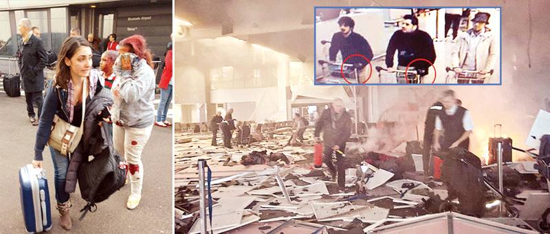 برسلز :ائرپورٹ میٹروسٹیشن پر داعش کے خودکش حملے بم دھماکے