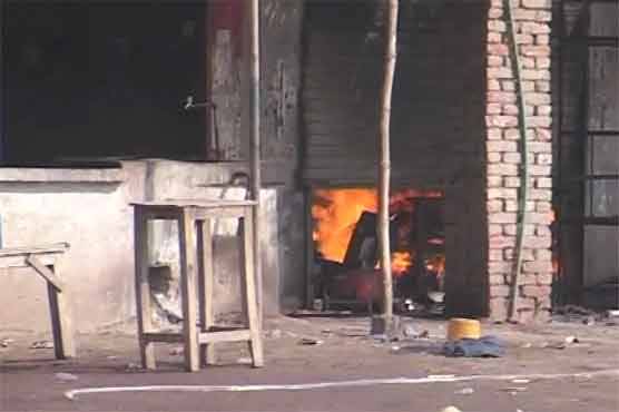 شاہدرہ: سلنڈروں کی دکان میں دھماکہ، 18 افراد جھلس گئے 