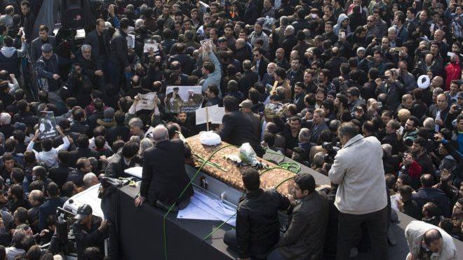 ہاشمی رفسنجانی کی تدفین، نماز جنازہ علی خامنہ ای نے پڑھائی، لاکھوں افراد کی شرکت 