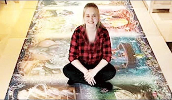 ڈنمارک کی باصلاحیت لڑکی نے 40 ہزار سے زائد ٹکڑوں سے بنا پزل حل کرکے سب کو حیران کر دیا 